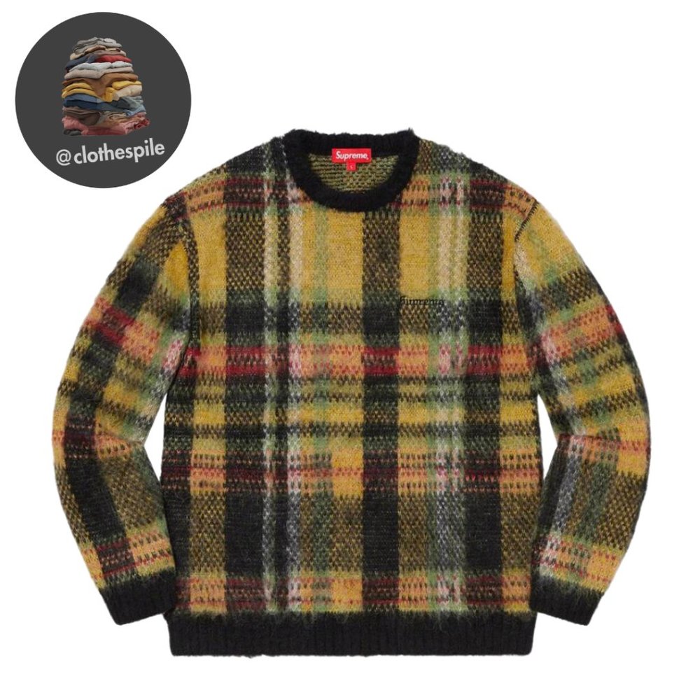 Brushed Plaid Sweater